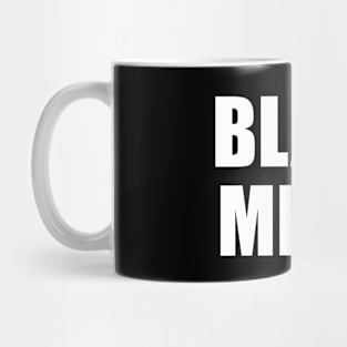 Black Metal Mug